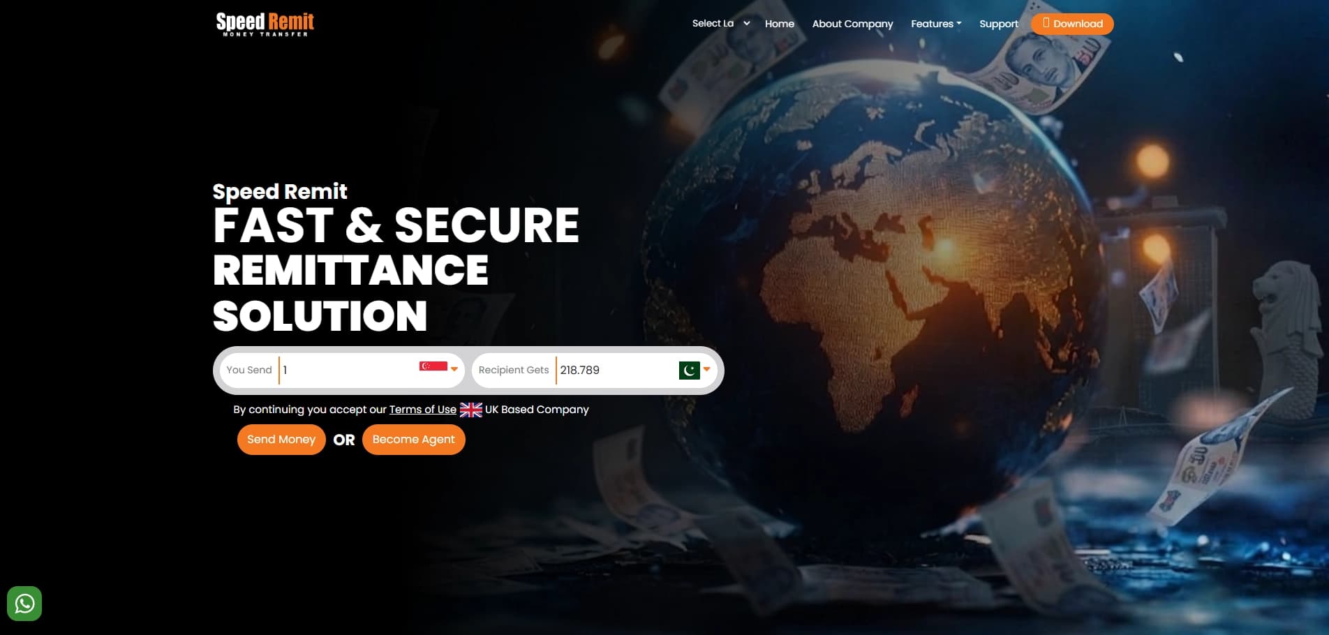 SpeedRemit screenshot