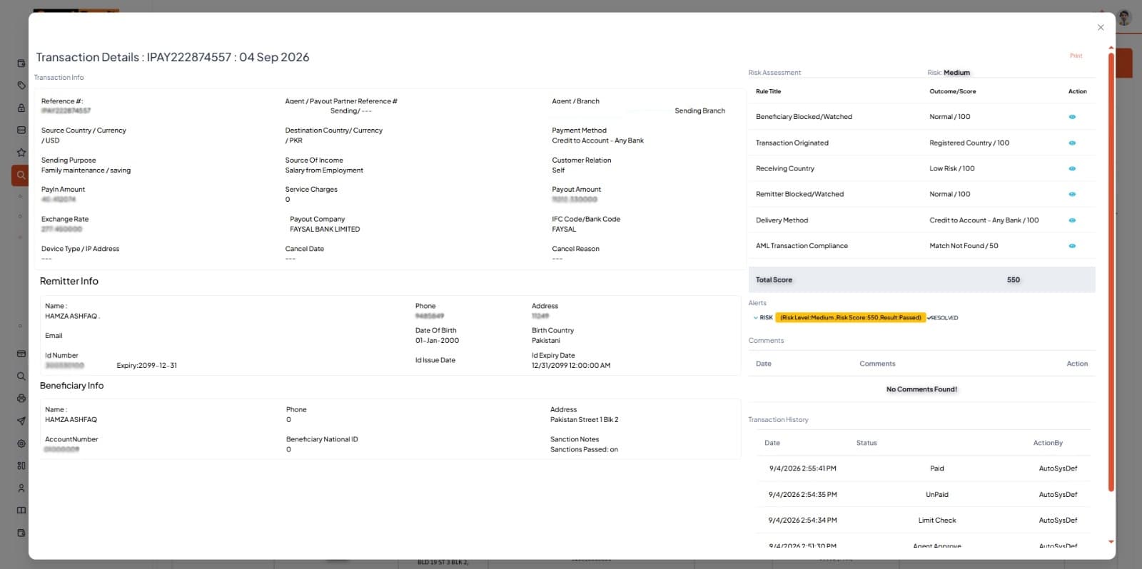 SpeedRemit screenshot